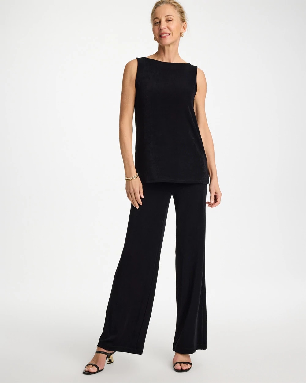 Chico's Best Seller - Petite Travelers™ Wide-Leg Pocket Pants Travelers Black
