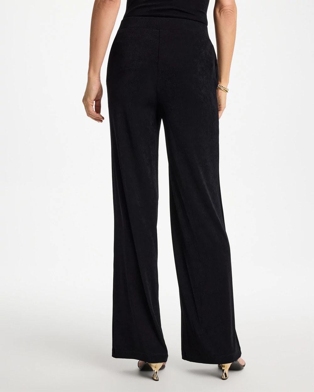 Chico's Best Seller - Petite Travelers™ Wide-Leg Pocket Pants Travelers Black
