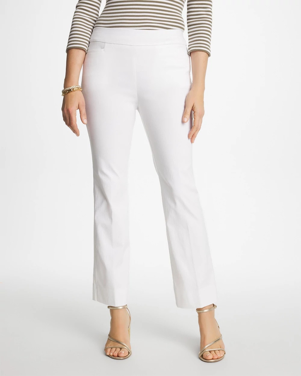 Chico's Signature - Brigitte™ Crop Flare Alabaster