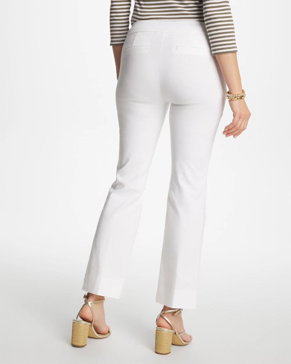 Chico's Signature - Brigitte™ Crop Flare Alabaster