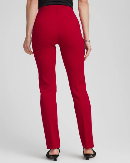 Chico's Everyday - Juliet Slim Trim Detail Pants Carmine Red