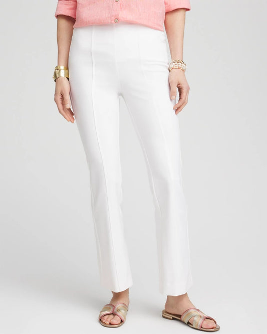 Chico's Quality - Lightweight Juliet Flared Ankle Pants Alabaster