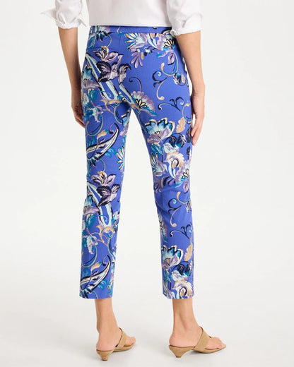 Chico's Top Pick - Brigitte™ Slim Mae Paisley Crop Pant Amparo Blue