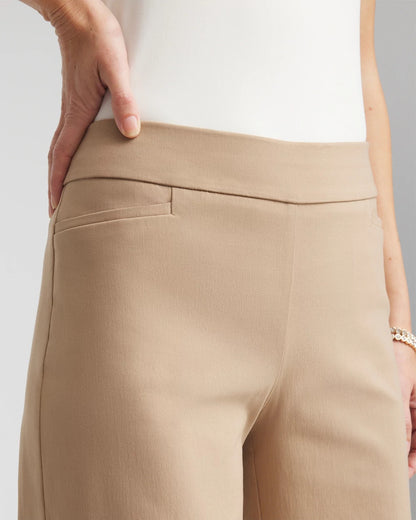 Chico's Trusted - Brigitte™ Slim Wide-Leg Pants Cattail Brown