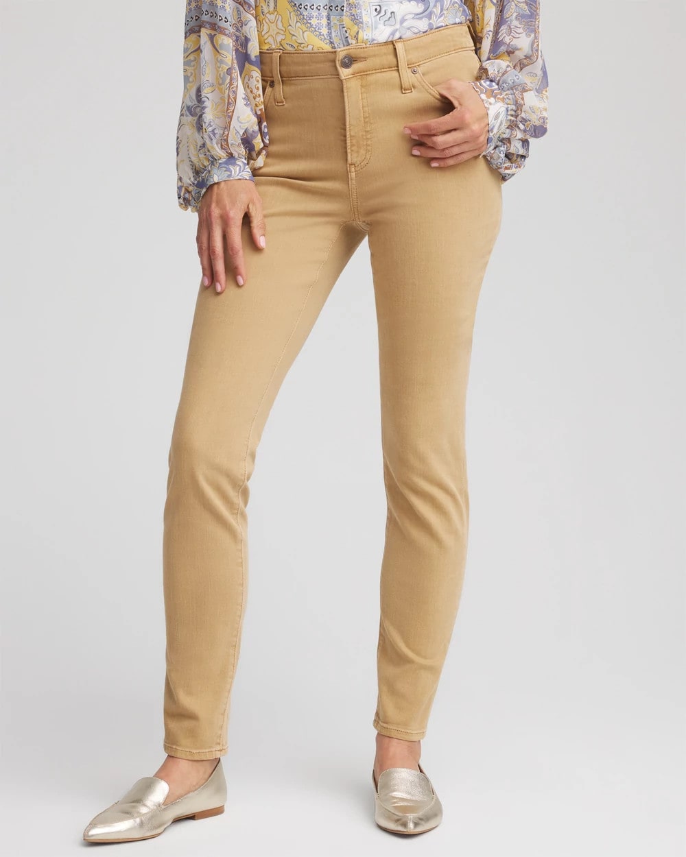 Chico's Best Price - Girlfriend Slim Ankle Jeans Cafe Aroma