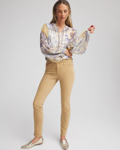 Chico's Best Price - Girlfriend Slim Ankle Jeans Cafe Aroma
