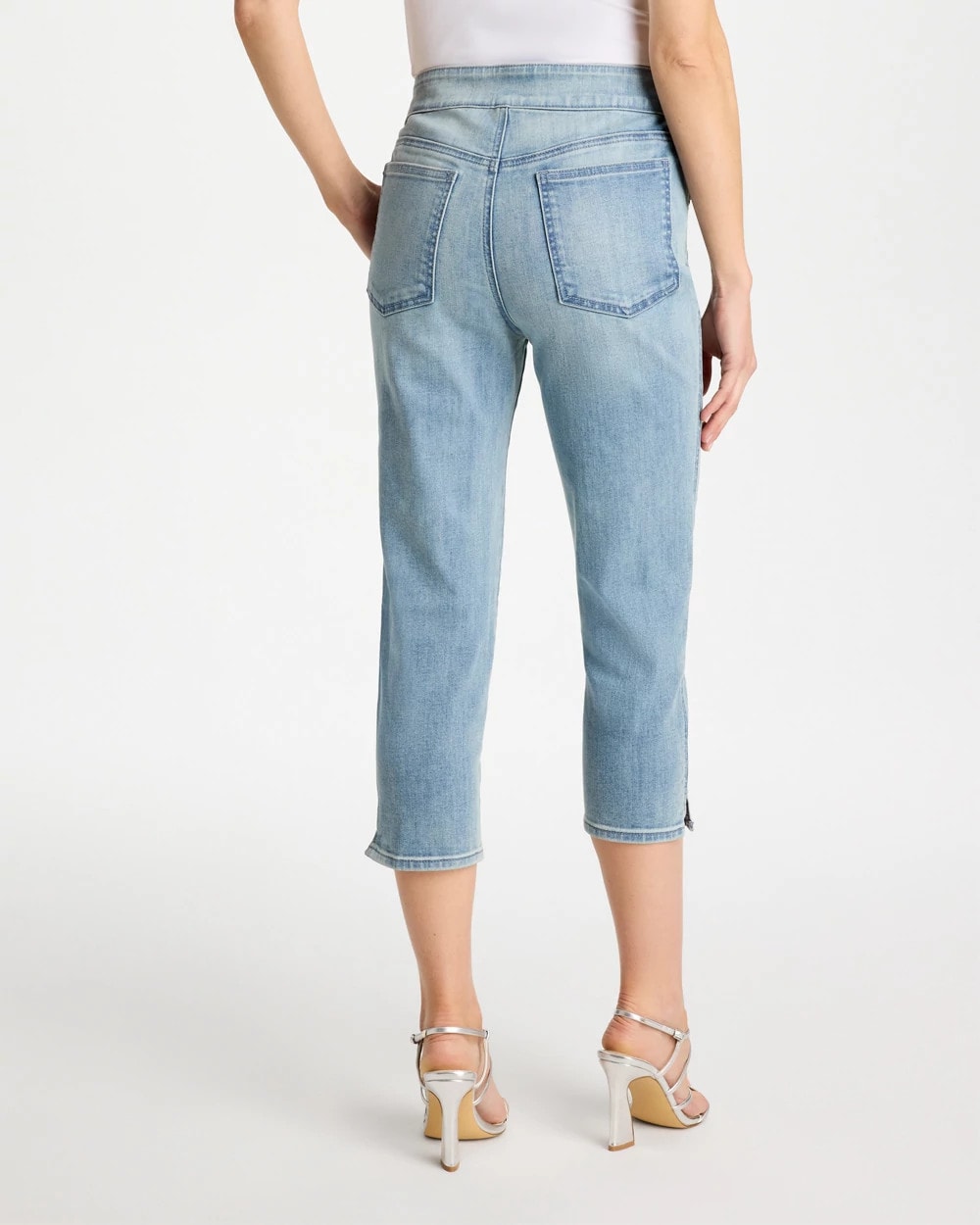 Chico's Trusted - Pull-On Capri Jeans Printemps Indigo