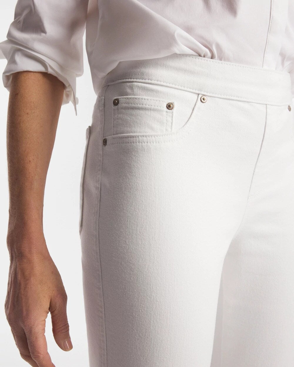 Chico's Quality - Pull-On Ankle Jeggings Alabaster