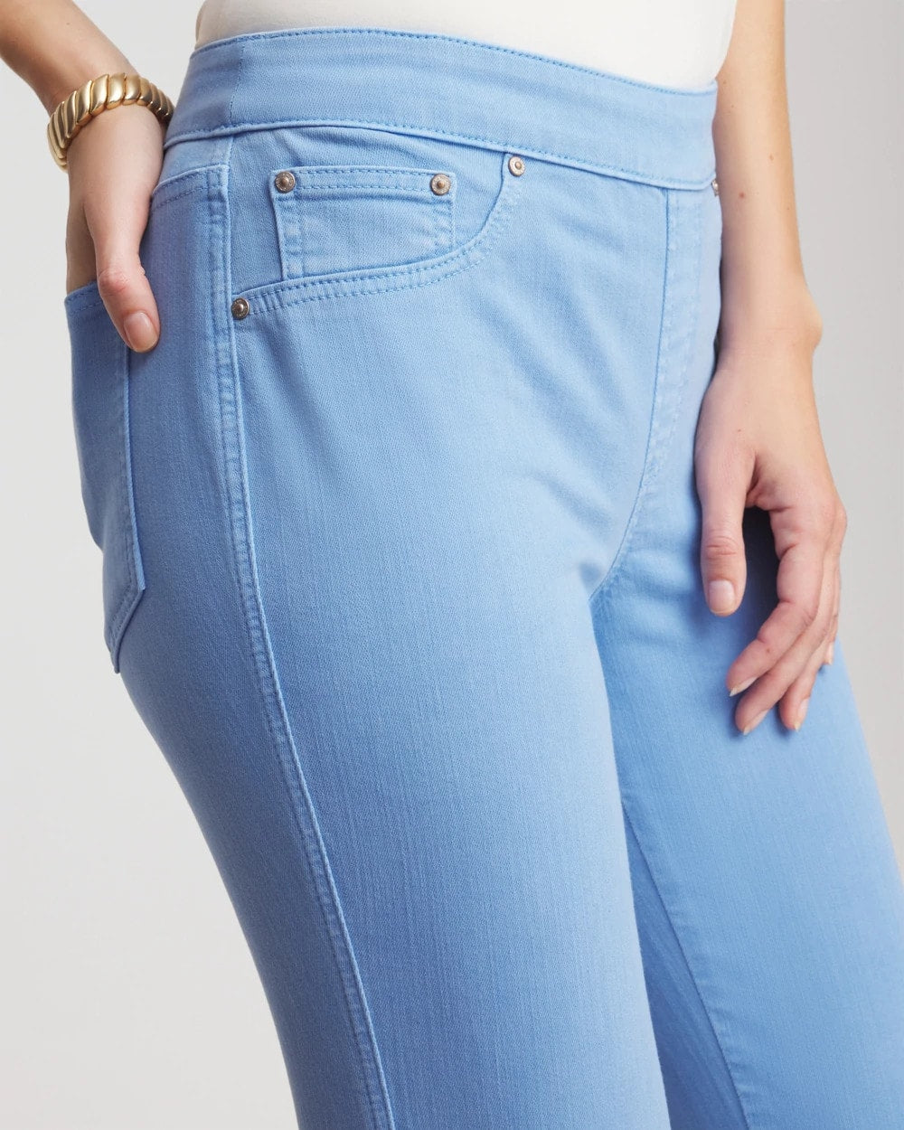 Chico's Best Price - Modern Pull-On Ankle Jeggings Tidal Blue