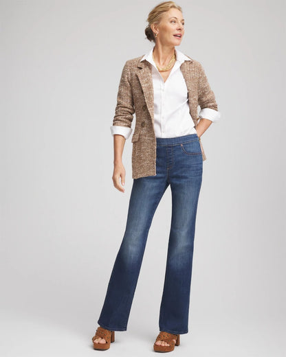 Chico's Popular - Pull-On Slim Bootcut Jeggings Estero Indigo