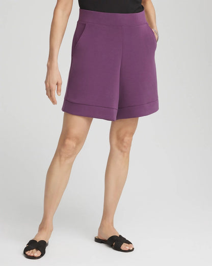 Chico's Deals - Zenergy® Pull-On Shorts Washed Grape