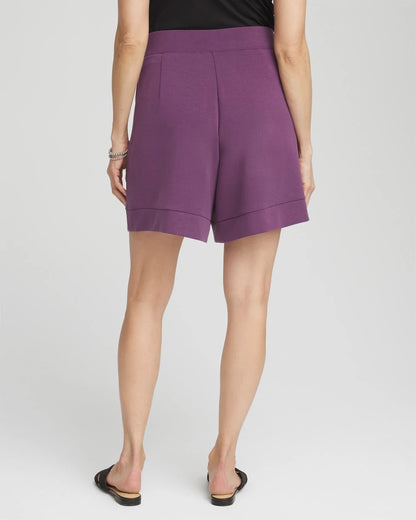 Chico's Deals - Zenergy® Pull-On Shorts Washed Grape