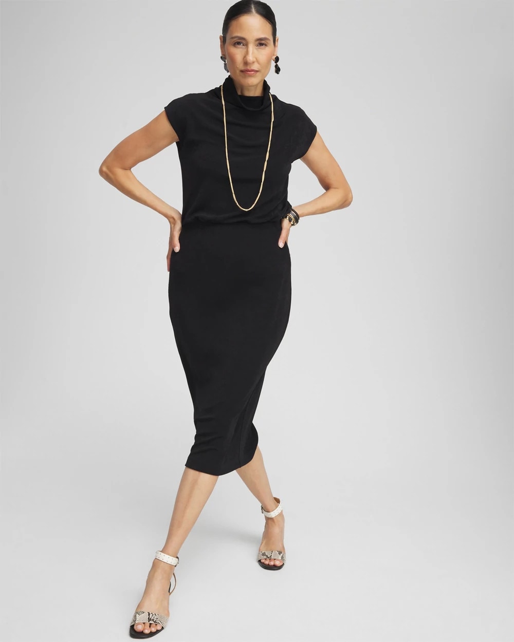 Chico's Top Pick - Travelers™ No Tummy Skirt Travelers Black