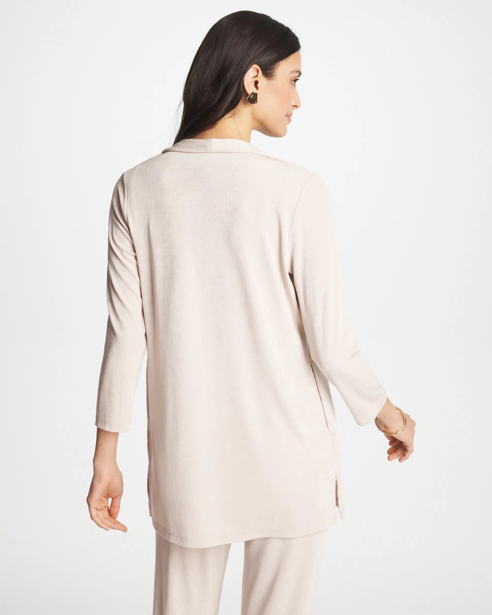 Chico's Deals - Travelers™ Classic Long Jacket Smokey Taupe