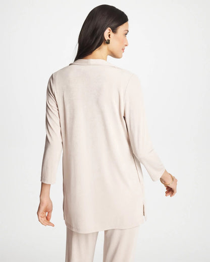 Chico's Deals - Travelers™ Classic Long Jacket Smokey Taupe