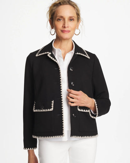 Chico's New - Knit Shacket Black