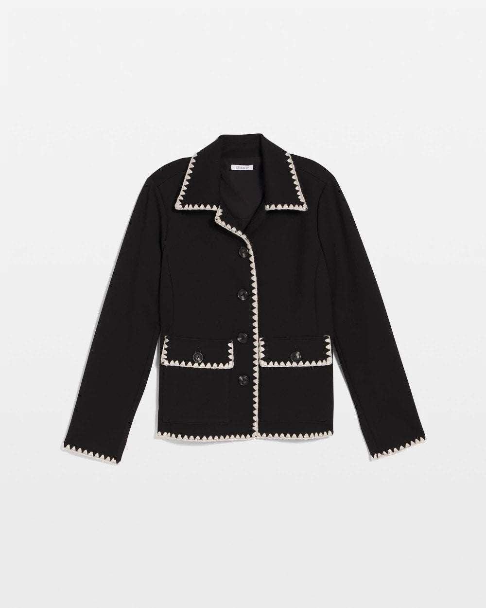Chico's New - Knit Shacket Black