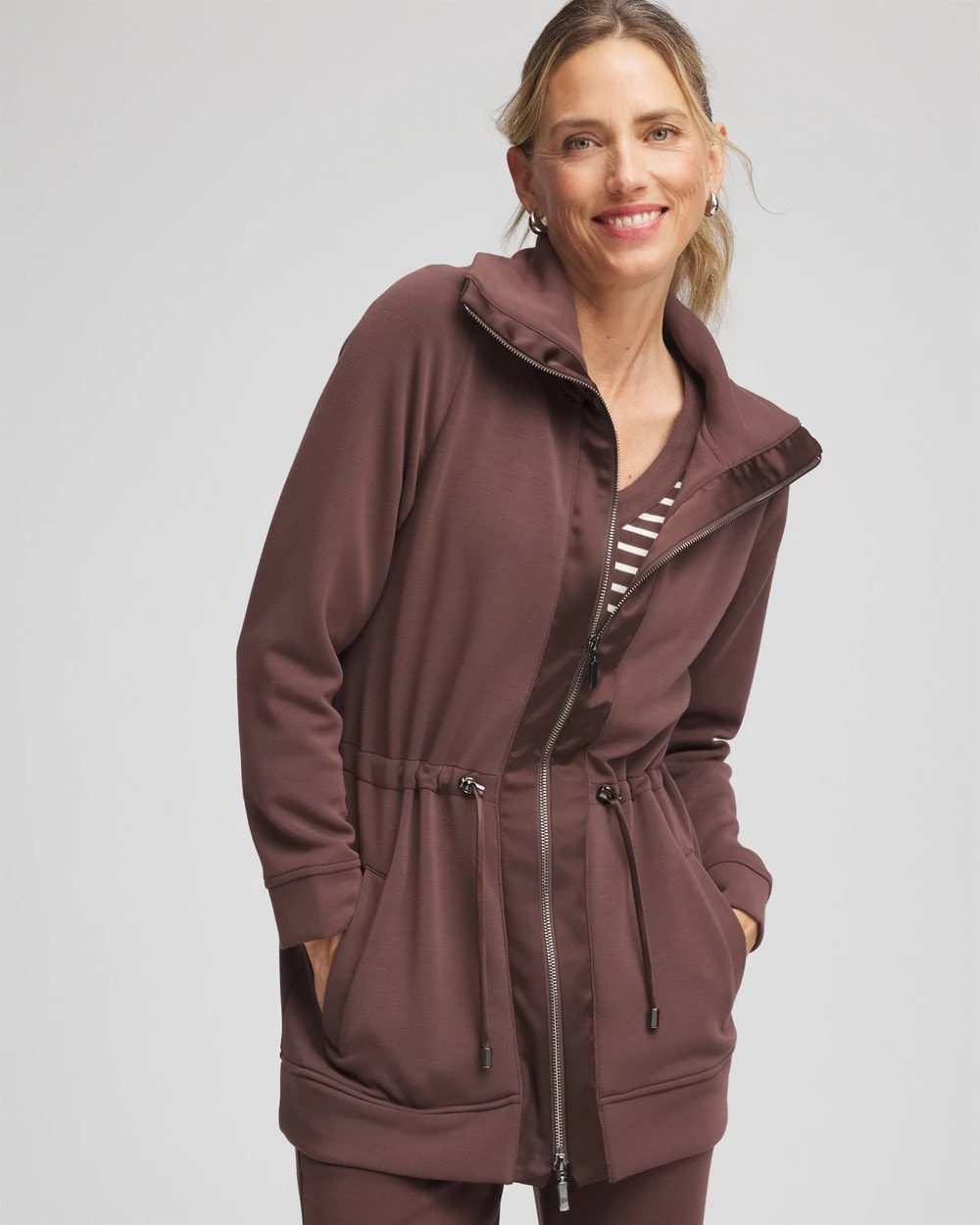 Chico's Trending - Zenergy® Cinch-Waist Jacket Espresso