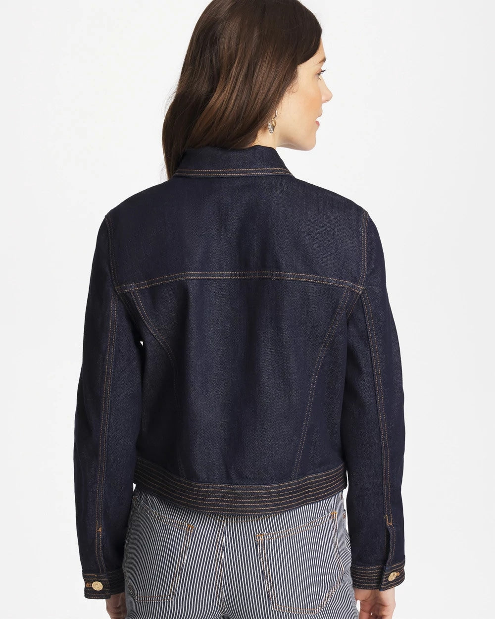 Chico's Signature - Denim Trucker Jacket Cedar Rinse