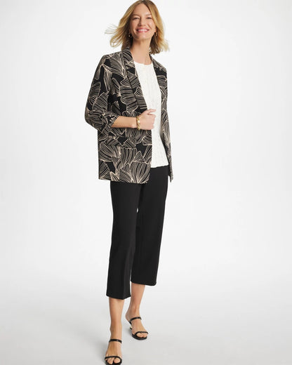 Chico's Popular - Ginkgo Crepe Blazer Black