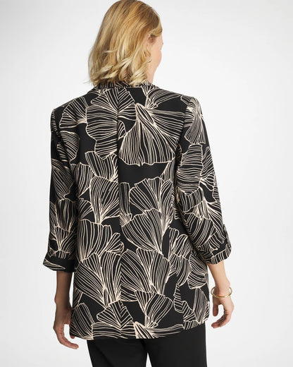 Chico's Popular - Ginkgo Crepe Blazer Black