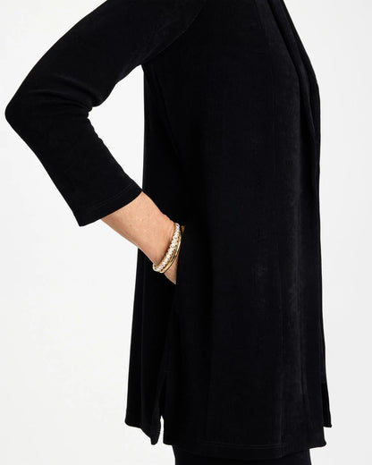 Chico's Smart Buy - Travelers™ Classic Long Knit Jacket Travelers Black