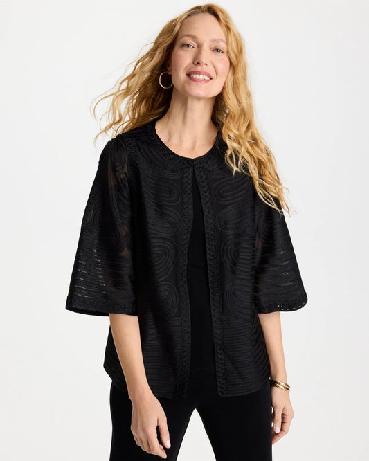 Chico's Best Seller - Travelers™ Collection Soutache Jacket Travelers Black