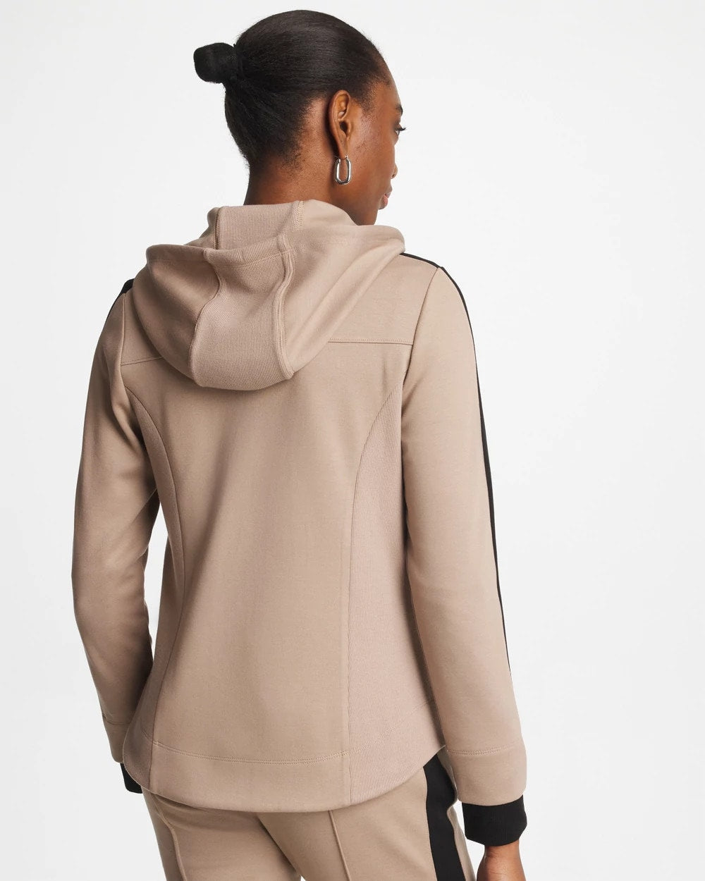 Chico's New - Zenergy® Double-Knit Contrast Jacket Studio Taupe