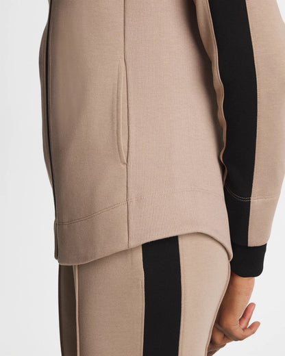 Chico's New - Zenergy® Double-Knit Contrast Jacket Studio Taupe