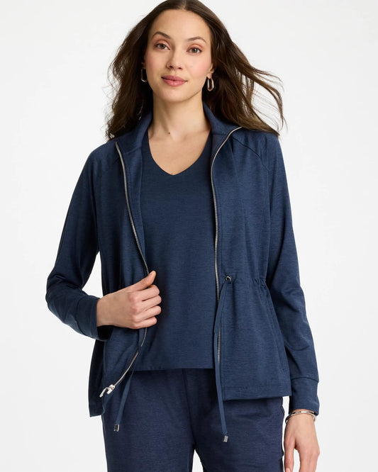 Chico's Hot Sale - Zenergy® Cloud Mockneck Jacket Passport Blue