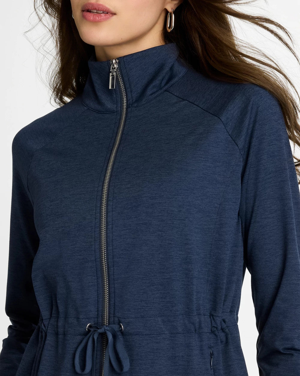 Chico's Hot Sale - Zenergy® Cloud Mockneck Jacket Passport Blue