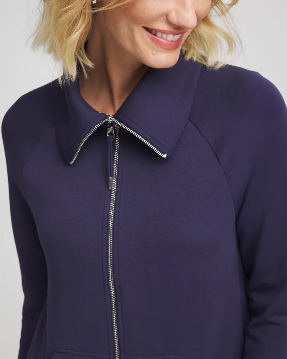 Chico's Value - Zenergy® Soft Long Jacket Passport Blue