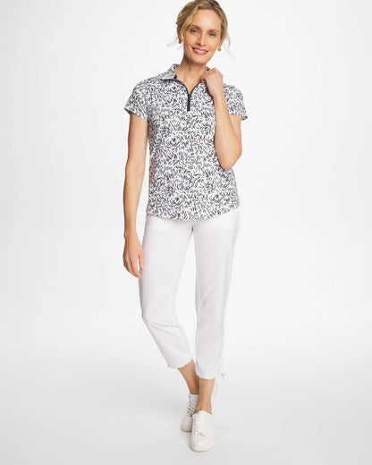 Chico's Sale - Zenergy® UPF Palma Half Zip Black