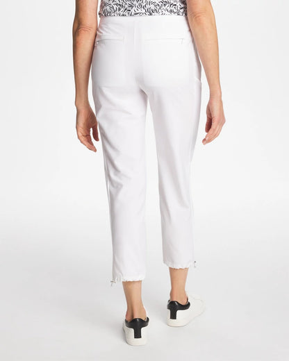 Chico's Classic - Zenergy® UPF Rib Mix Cropped Pants Alabaster