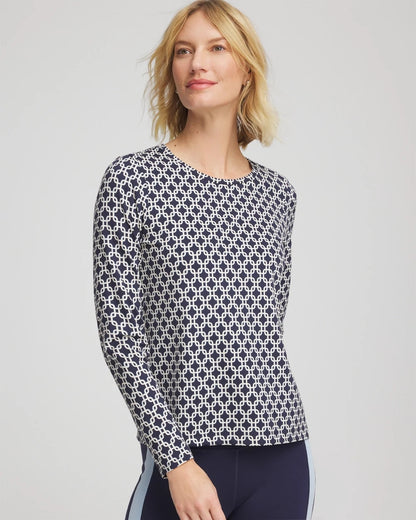 Chico's Best Price - Zenergy® Chain Top Passport Blue