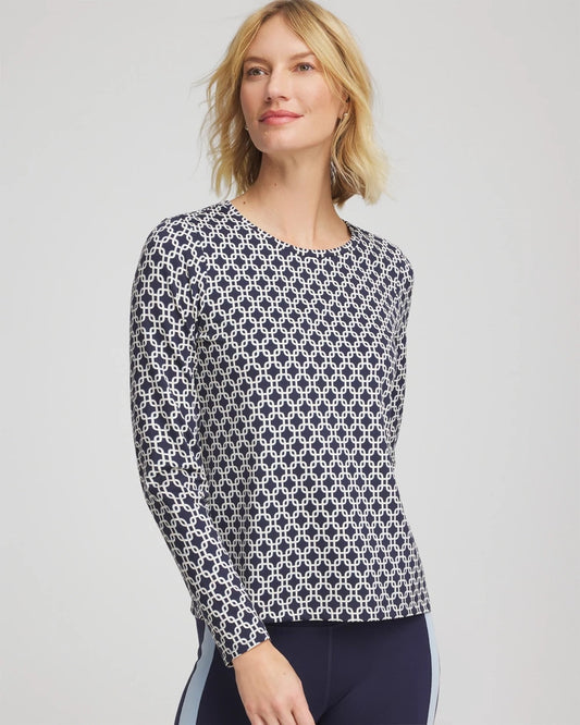 Chico's Best Price - Zenergy® Chain Top Passport Blue