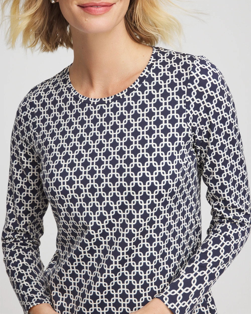Chico's Best Price - Zenergy® Chain Top Passport Blue