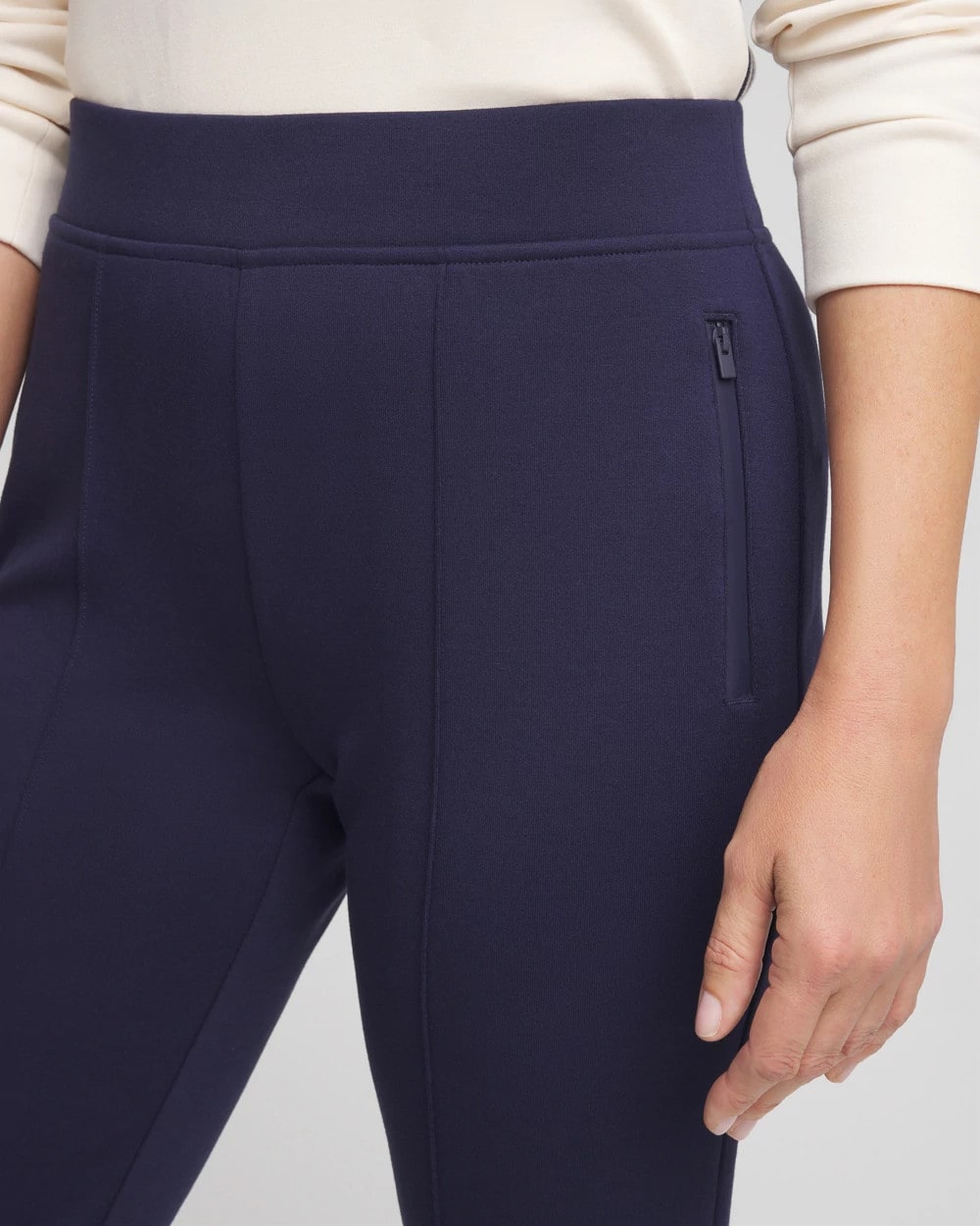 Chico's Everyday - Zenergy® Double-Knit Ankle Pants Passport Blue