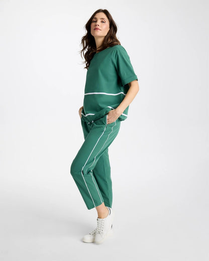 Chico's Great Value - Zenergy® UPF Contrast Bungee Top Water Lily Green