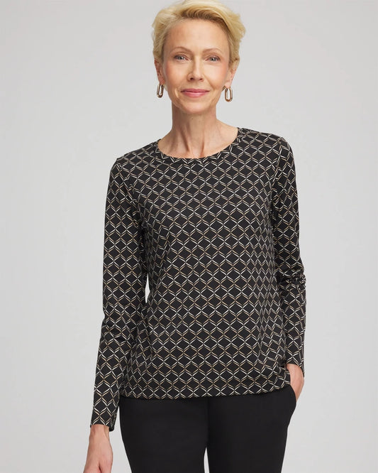Chico's Classic - Zenergy® Weave Top Black