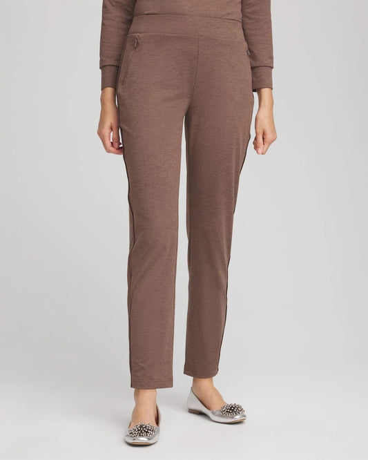 Chico's Deals - Zenergy® Cloud Satin Trim Pants Walnut