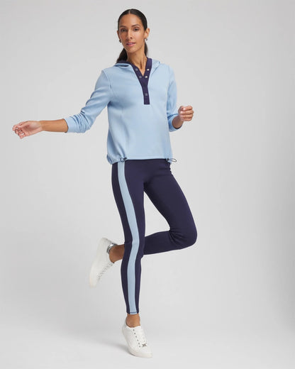 Chico's Latest - Zenergy® Soft Topaz Contrast Leggings Passport Blue
