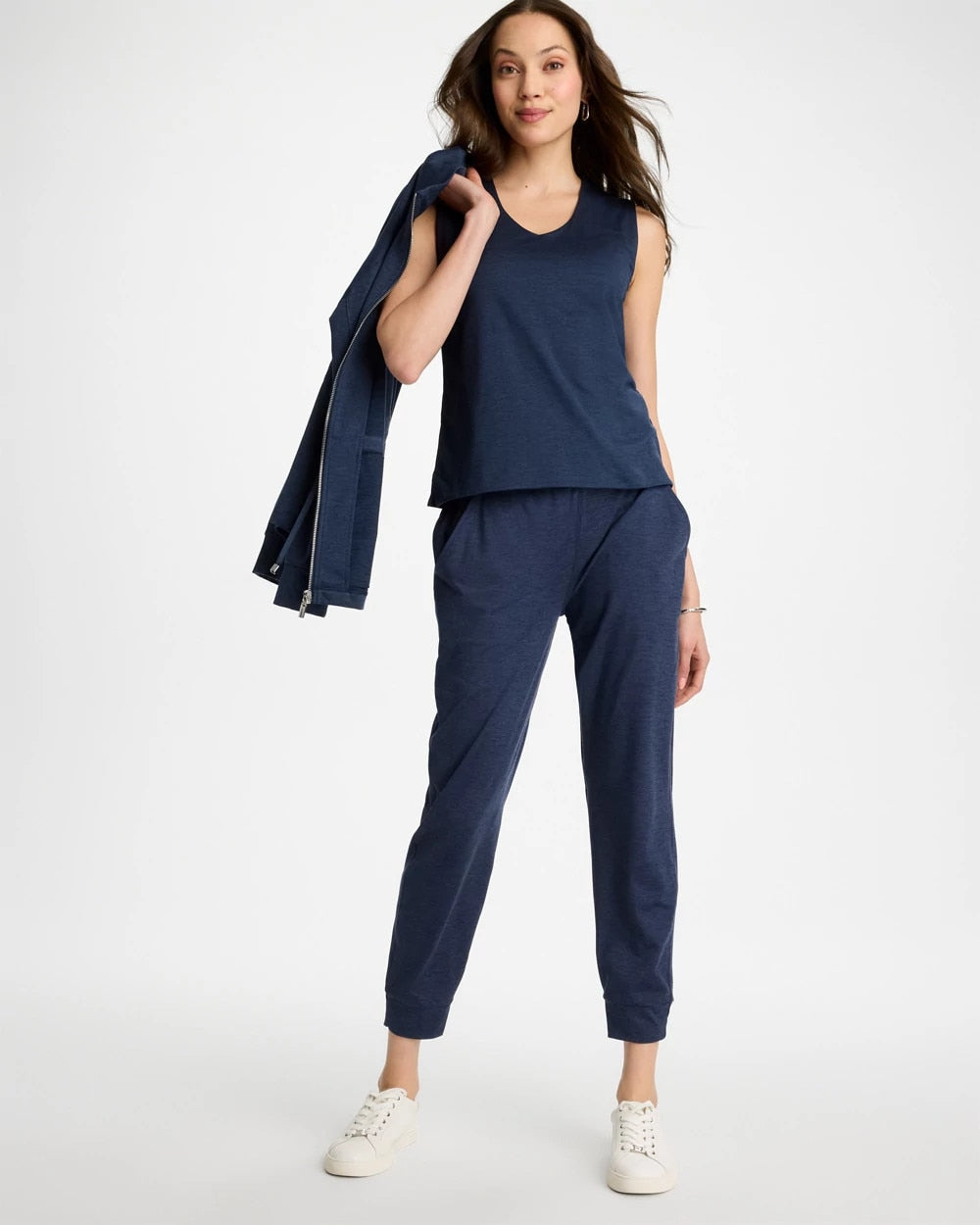Chico's Sale - Zenergy® Cloud V-Neck Tank Passport Blue