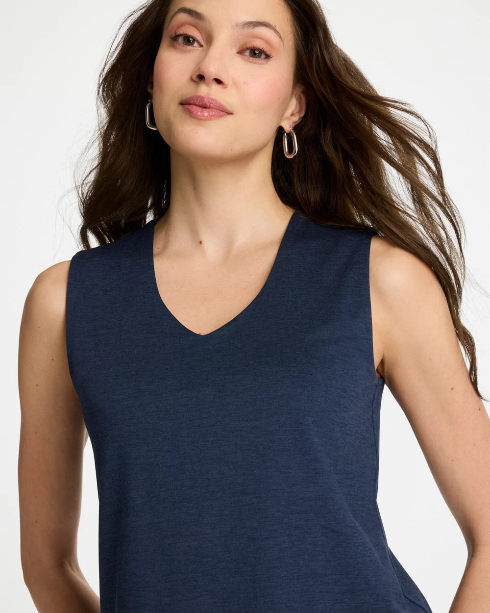 Chico's Sale - Zenergy® Cloud V-Neck Tank Passport Blue