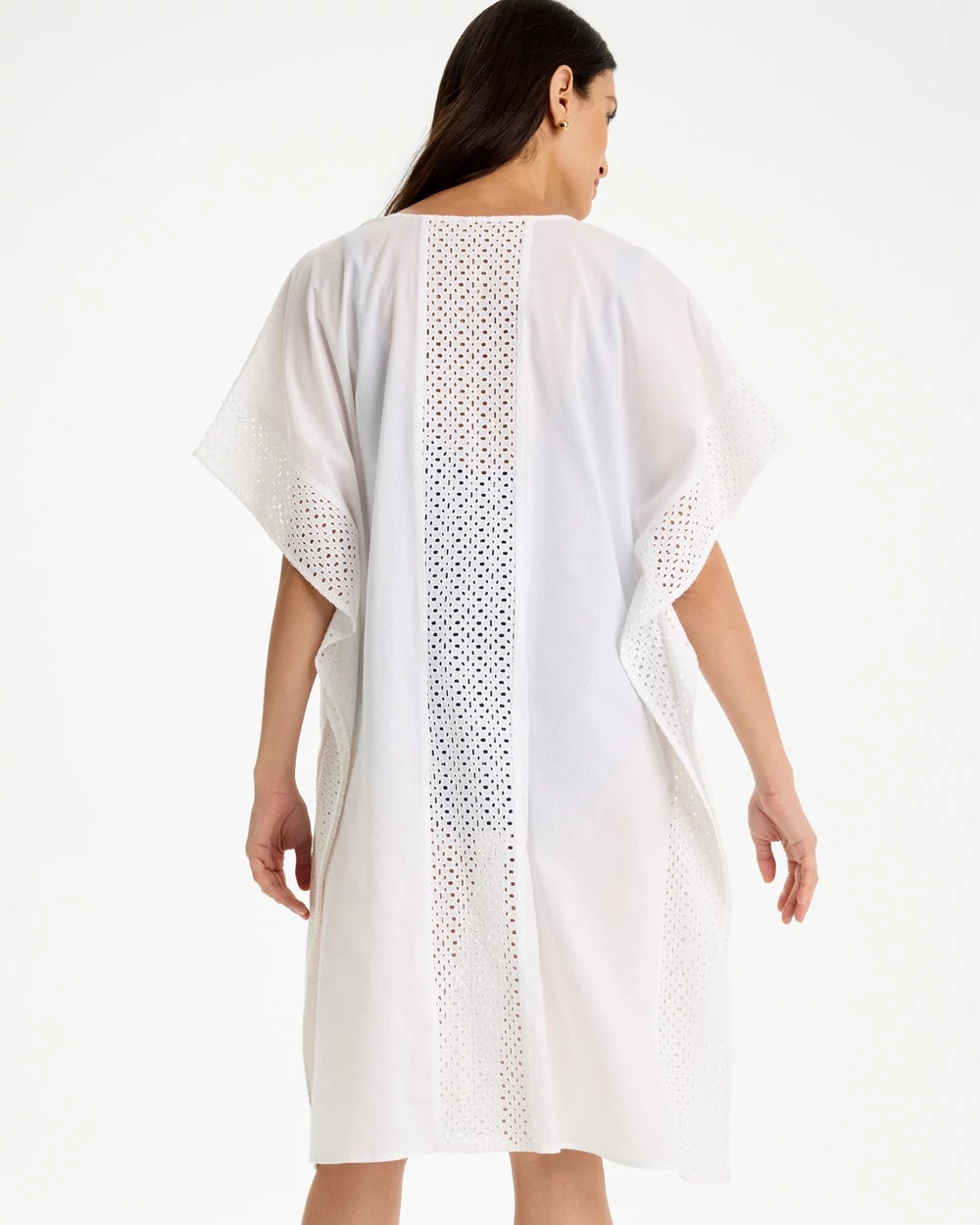 Chico's Latest - Woven Long Swim Cover-Up Alabaster