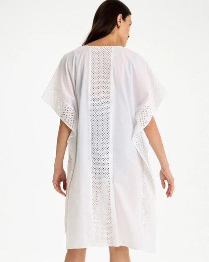 Chico's Latest - Woven Long Swim Cover-Up Alabaster