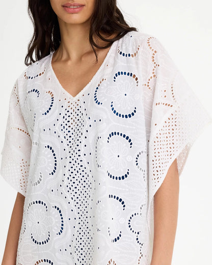 Chico's Latest - Woven Long Swim Cover-Up Alabaster