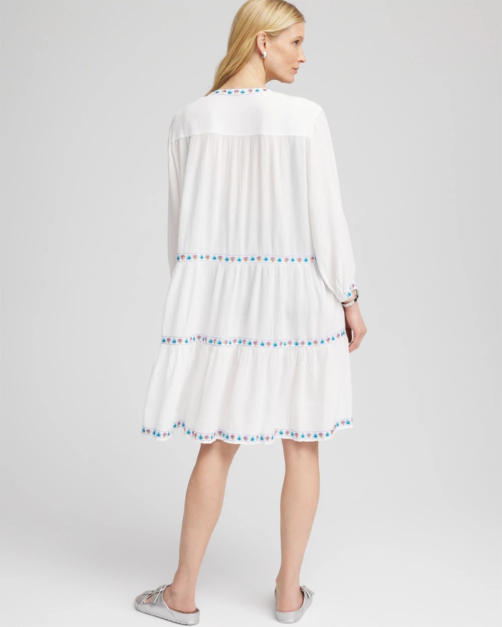 Chico's Smart Buy - Chico's Beach Swimsuit Cover-Up Dress Alabaster