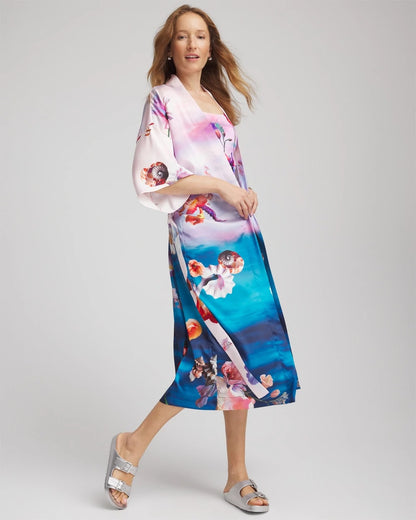 Chico's Sale - Gottex Under The Sea Kimono Multi Print