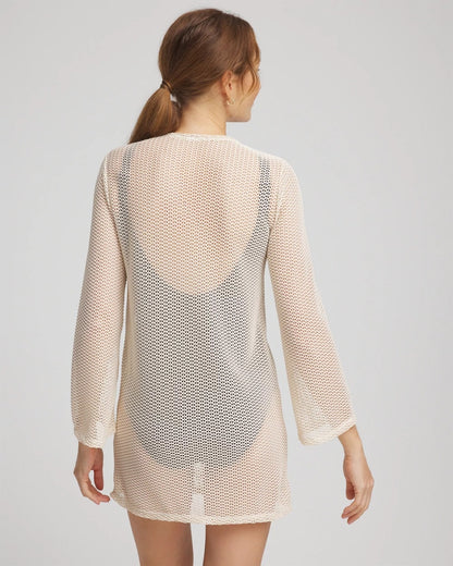 Chico's Classic - Gottex Plantopia Cover Up Neutral